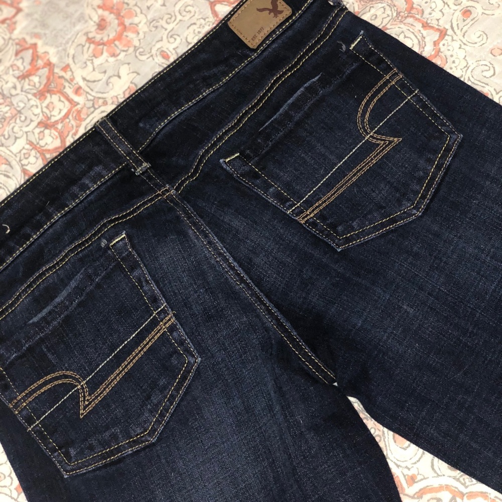 NWOT! 4 Long AE dark boyfriend jeans